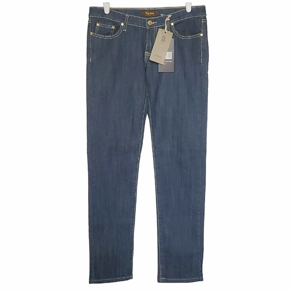 7197 * Big Time Denim Skinny Jeans Dark Wash Size 11/12 NWT